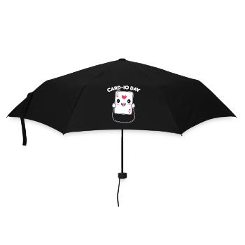 Card-io day Card game Word game with sports - Umbrella (small) - black - Front