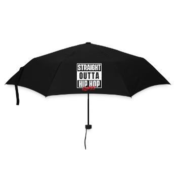 Straight Outta Hip Hop Classe Old School Vibes Rap - Parapluie standard - noir - Devant