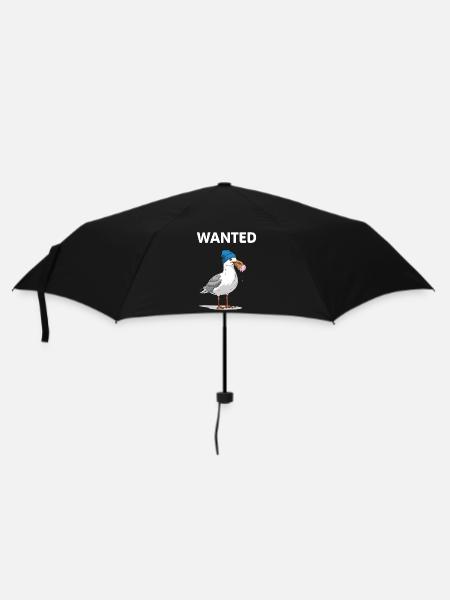 Gesucht Möwe Eiscreme Abenteuer - Regenschirm (klein) - Schwarz