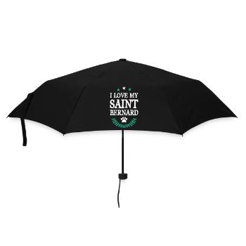 SAINT_BERNARD - Regenschirm (klein) - Schwarz - Vorne