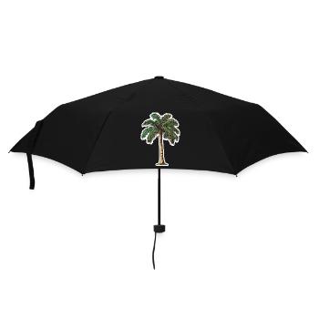 Palm tree - Umbrella (small) - black - Front