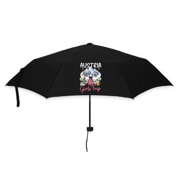 Austria Girls Trip - Umbrella (small) - black - Front