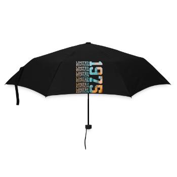 LIMITED EDITION 1975 51 JAHRE 51. GEBURTSTAG - Regenschirm (klein) - Schwarz - Vorne