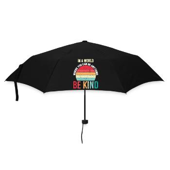 In-A-World-Where-You-Can-Be-Anything-support-AI - Umbrella (small) - black - Front