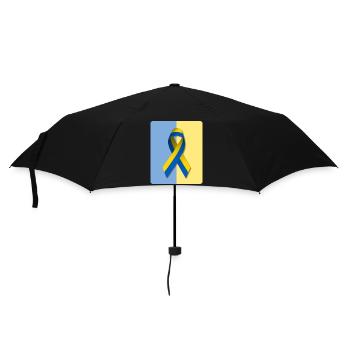 Peace for Ukraine - Umbrella (small) - black - Front