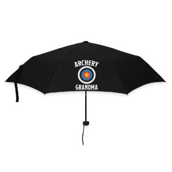 Bogenschießen Spruch Oma Bogenschießen Geschenk - Regenschirm (klein) - Schwarz - Vorne