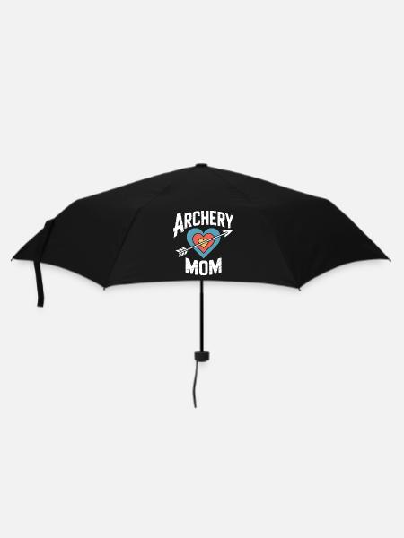 Bogenschießen Spruch Mutter Bogenschießen Geschenk - Regenschirm (klein) - Schwarz