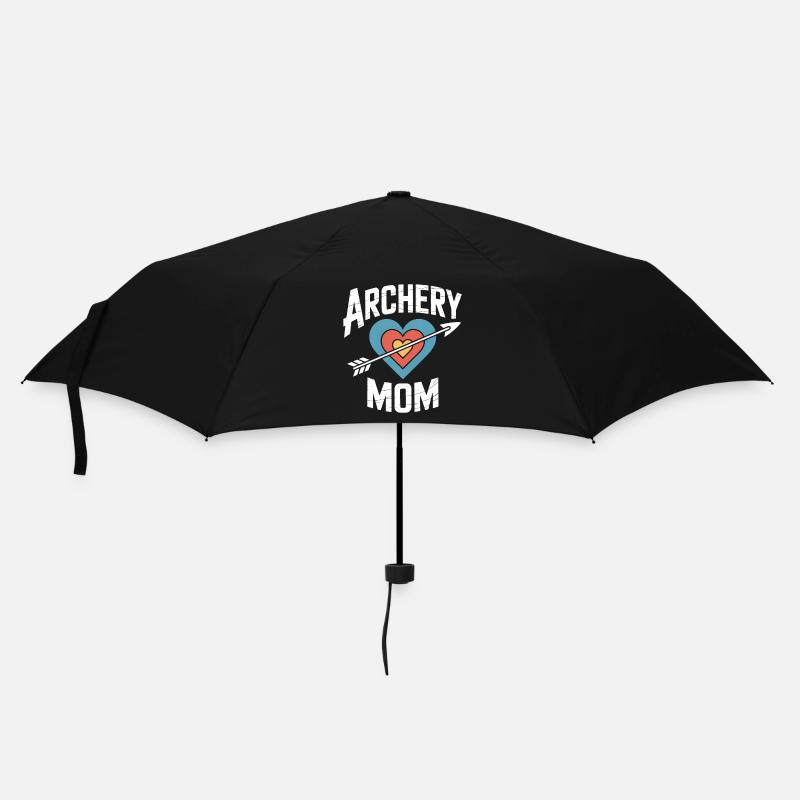 Bogenschießen Spruch Mutter Bogenschießen Geschenk - Regenschirm (klein) - Schwarz