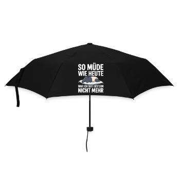 As tired as today Tapir sleep shirt gift - Umbrella (small) - black - Front