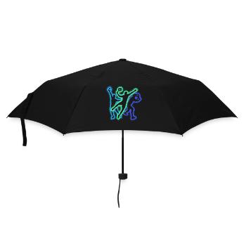 Padel Tennis Padel Tennis Silhouettes Padel - Umbrella (small) - black - Front