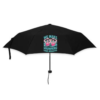 Synchronschwimmen Kunstschwimmen Wassersport - Regenschirm (klein) - Schwarz - Vorne