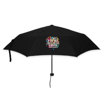 Es ist in Ordnung, wenn das Einzige, was der Atem ist, ist - Regenschirm (klein) - Schwarz - Vorne