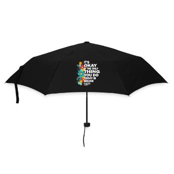 Es ist in Ordnung, wenn das Einzige, was der Atem ist, ist - Regenschirm (klein) - Schwarz - Vorne