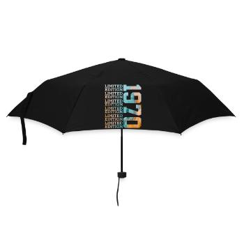 LIMITED EDITION 1970 56 YEARS 56TH BIRTHDAY - Umbrella (small) - black - Front