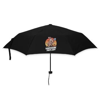 L'oryctérope récompense la motivation du fourmilier - Parapluie standard - noir - Devant