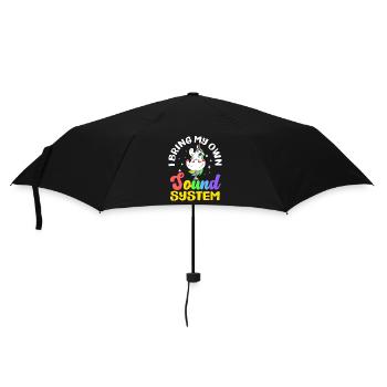 Public Fart Funny Inappropriate - Umbrella (small) - black - Front