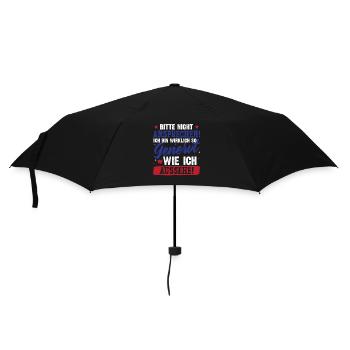 Malle DO NOT TALK Mallorca Party Funny - Umbrella (small) - black - Front
