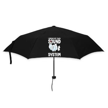 Public Fart Funny Inappropriate - Umbrella (small) - black - Front
