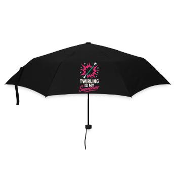 Baton Twirler Majorette Captain Squad Club - Umbrella (small) - black - Front