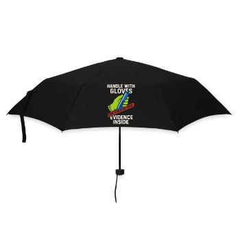Chimiste légiste Laboratoire de criminalistique Toxicologie - Parapluie standard - noir - Devant