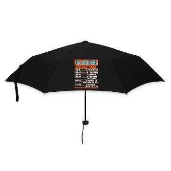 Croyez-moi, je suis un vitrier Métiers spécialisés Humour - Parapluie standard - noir - Devant