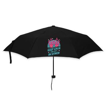 Synchronschwimmen Kunstschwimmen Wassersport - Regenschirm (klein) - Schwarz - Vorne
