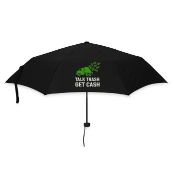 Garbage Truck Driver Garbage Dad Hero Pickup Truck - Umbrella (small) - black - Front
