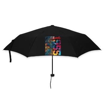 ÉDITION LIMITÉE 1955 71 ANS 71E ANNIVERSAIRE - Parapluie standard - noir - Devant