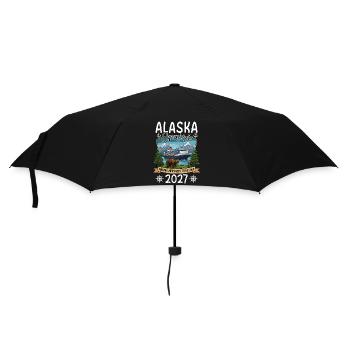 Alaska Kreuzfahrt Erinnerungsdesign - Regenschirm (klein) - Schwarz - Vorne