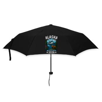 Conception de la croisière en Alaska 2026 - Parapluie standard - noir - Devant