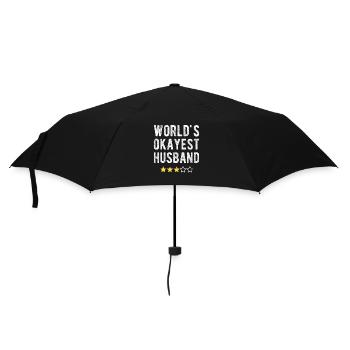 Le mari le plus correct du monde, une citation drôle de mari - Parapluie standard - noir - Devant