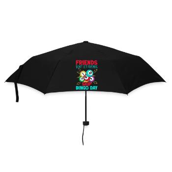 Jeu de bingo Amis, ne laissez pas passer le bingo - Parapluie standard - noir - Devant