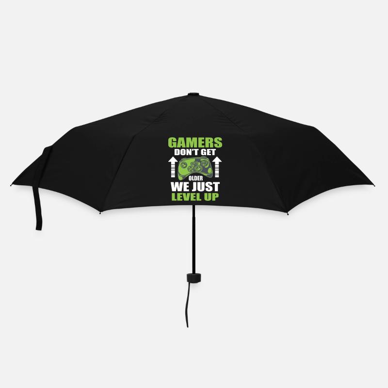 Gamer Level Up Motivational Design - Umbrella (small) - black