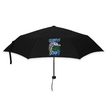 S’intéresse sérieusement aux scinques à langue bleue depuis 1960 - Parapluie standard - noir - Devant