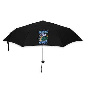 Serious About Blue Tongue Skinks Since 1988 - Umbrella (small) - black - Front