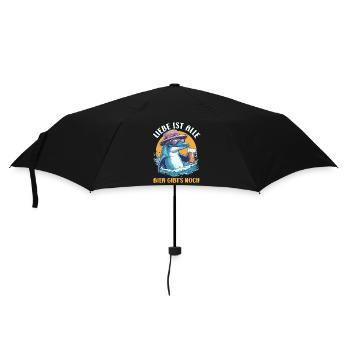 Malle LOVE IS ALL THERE'S STILL BEER Funny - Umbrella (small) - black - Front