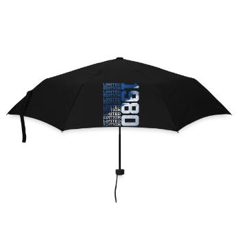 46 YEARS LIMITED EDITION 1980 46TH BIRTHDAY - Umbrella (small) - black - Front