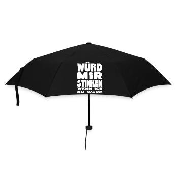 Would Me Stink Saying Shirt for Humor - Umbrella (small) - black - Front
