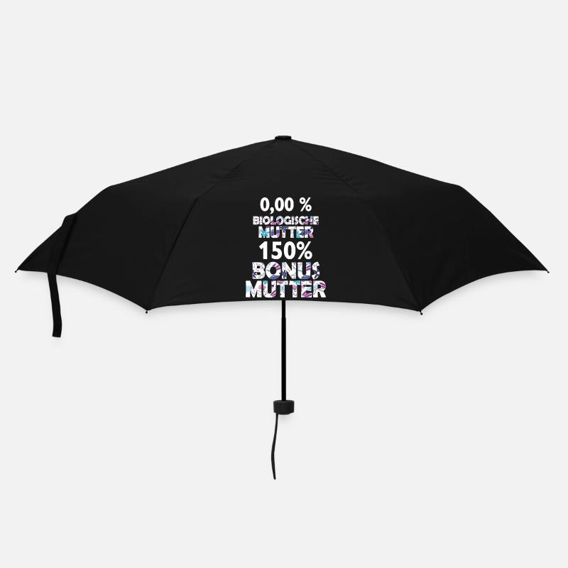 Bonus Mutter Mama Stiefmutter Muttertag Geschenk - Regenschirm (klein) - Schwarz