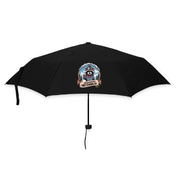 Soirée d’équipe Vacances de ski Ski & Snowboarder Après-ski - Parapluie standard - noir - Devant