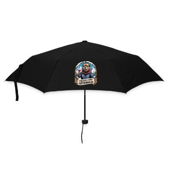 Soirée d’équipe Vacances de ski Ski & Snowboarder Après-ski - Parapluie standard - noir - Devant