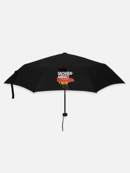 Sachsen Anhalt Deutschland Bundesland Souvenir - Regenschirm (klein) - Schwarz