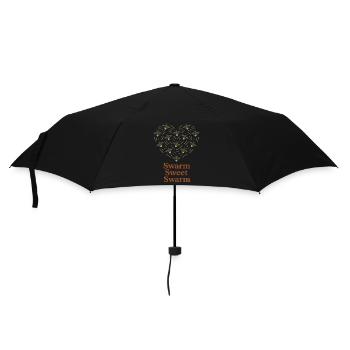 Firefly Summer Night Glow Bug Nostalgic - Regenschirm (klein) - Schwarz - Vorne