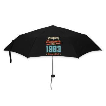 Awesome Since 1983 - Umbrella (small) - black - Front