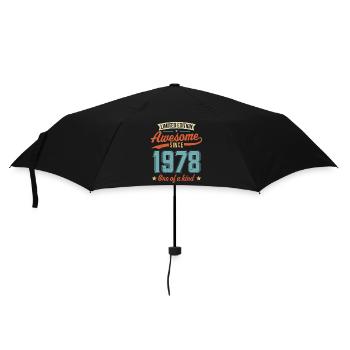 Awesome Since 1978 - Umbrella (small) - black - Front