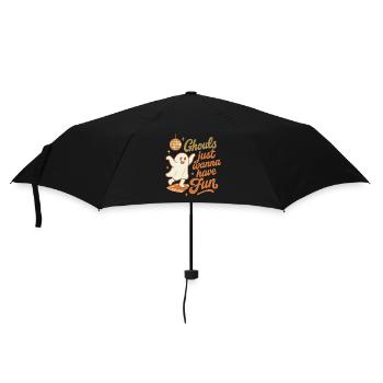 Ghouls Just Wanna Have Fun Halloween Design - Umbrella (small) - black - Front