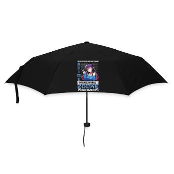 I don't just watch anime, sometimes I also play - Umbrella (small) - black - Front