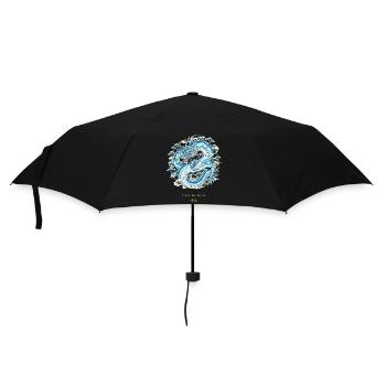 Brise céleste Dragon du vent céleste - Parapluie standard - noir - Devant