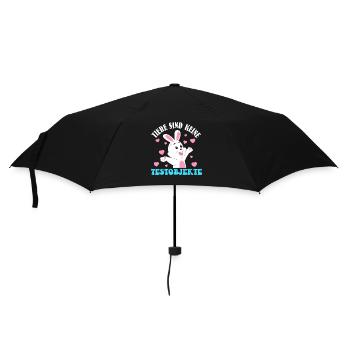 Animal welfare ANIMALS ARE NOT TEST OBJECTS FUNNY - Umbrella (small) - black - Front