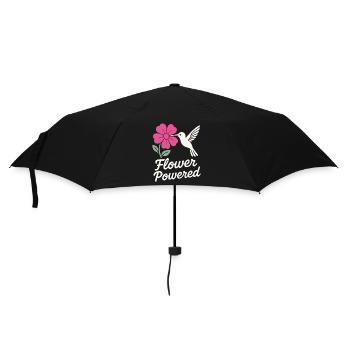 Funny Hummingbird Mem Tiny Bird Big Energy - Umbrella (small) - black - Front